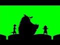 Timon And Pumbaa Rewind Green Screen With More Characters Better Version 2