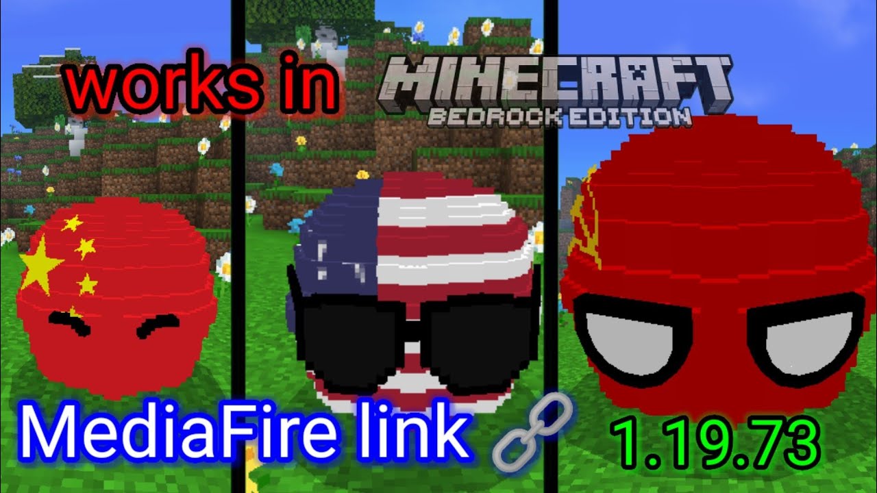 Minecraft Country Ball CB Mod 1.20.10 | Country Ball's Mod | It works in PE-BE 1.20 | Wajid Gaming