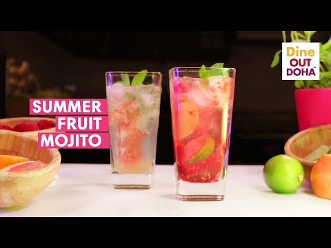 Dine Out Doha: Refreshing summer fruit mojito recipes