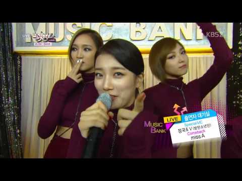 131108 miss A (미쓰에이) Waiting Room Interview @ Music Bank