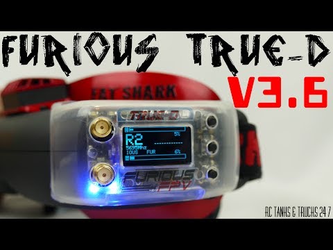 FURIOUS FPV TRUE-D V3.6 Diversity Receiver - Install & Setup For FatShark Attitude V4 Goggles