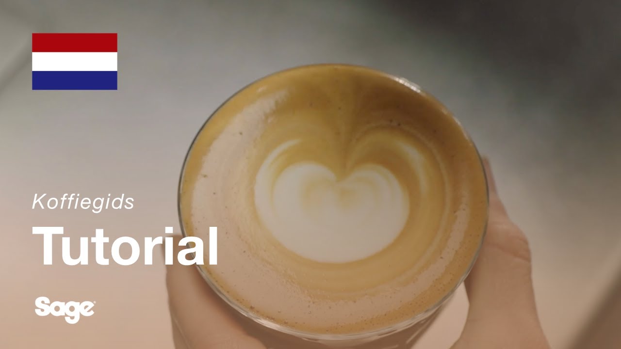 Hoe latte art te maken: de stip