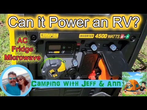 Can It Run Our RV? Champion 4500 Inverter Generator - Electric Start