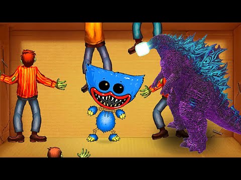 Zombie vs Dino T-rex vs Huggy Wuggy - Kick The Buddy 2022