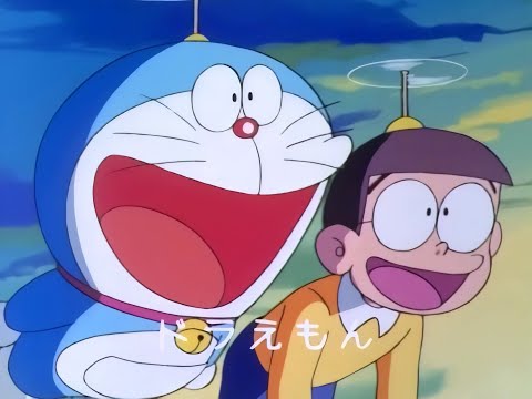 Doraemon (1979) Opening 1 (4K AI Upscaled & Enhanced)