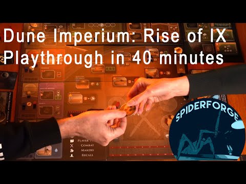 Dune Imperium Rise of IX - Demonstration Playthrough in 40 Minutes