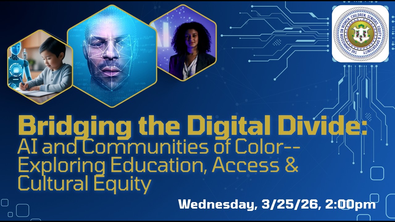 Bridging the Digital Divide AI and Communities of Color Webinar Recording