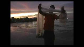 preview picture of video 'Fishing at Sunset in Gaza'