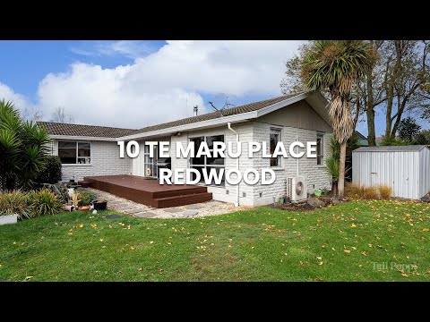10 Te Maru Place, Redwood, Christchurch City, Canterbury, 3 bedrooms, 1浴, House