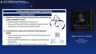 [Plenary] The Role of Treasury in Managing Fiscal Risks for Sustainability: The Philippines 이미지