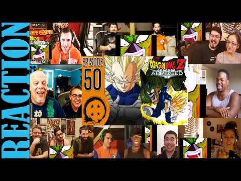 DragonBall Z Abridged: Episode 50 - TeamFourStar (TFS) REACTIONS MASHUP