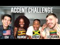 FUNNY ACCENT CHALLENGE: AMERICAN vs JAMAICAN vs LITHUANIAN vs UGANDAN.