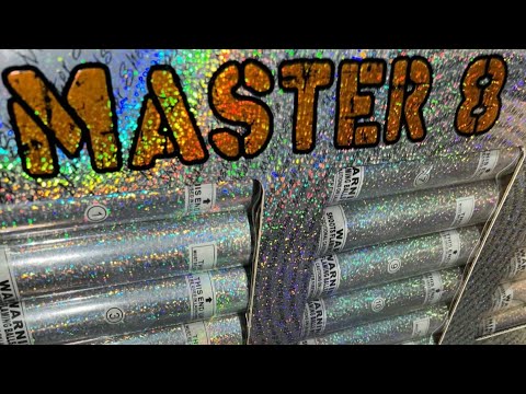 MASTER 8💥8" CANISTERS X15 #fireworks #pyro #4thofjuly #fire #master #canister #canistershells #cans