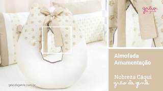 Almofada para Amamentação Nobreza Cáqui | Ref: 61732