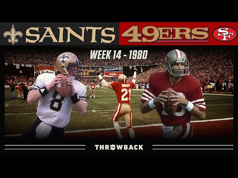 The Game That Started The Montana LEGEND! (Saints vs. 49ers 1980, Week 14)