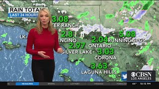 Record Rainfall In Downtown Los Angeles