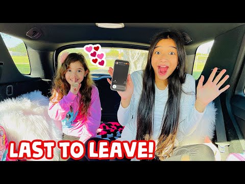 LAST TO LEAVE OUR PARENT'S CAR WINS 1000 CHALLENGE! MATTY B SHOWS UP!😱