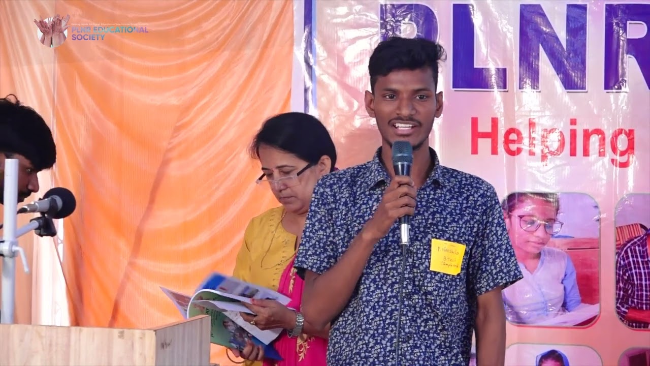 PLNRES Student Beneficiary - Narsimha Speech - 6th AGM Meeting | PLNRES |