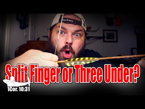 Split Finger or Three Under, does it matter?  #Archery
