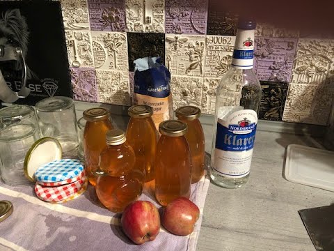 Apfellikör aus Apfelsaft schnell einfach lecker