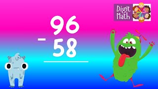 2-Digit Subtraction with Regrouping | Column Subtraction Grade 2 Mastering double-digit Subtraction
