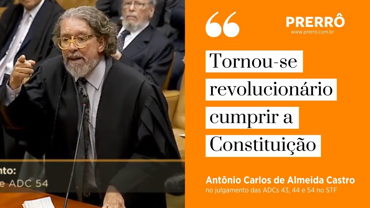 Kakay: sustentação oral no julgamento das ADCs 43, 44 e 54 no STF