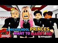 3 HIGHSCHOOL PRINCES WANT TO MARRY ME!!| ROBLOX BROOKHAVEN 🏡RP (CoxoSparkle)
