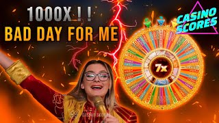 Crazy time big win today, The Pathetic 1000X !!