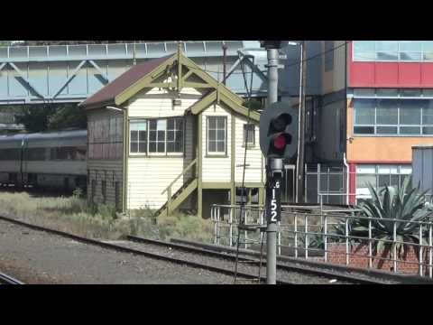 V/Line 3VL38 Arriving At Geelong Station