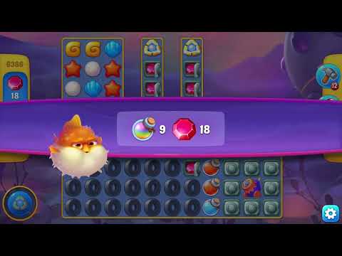 [FISHDOM Walkthrough] Level 6386 Super Hard (Qua màn - Fishdom)