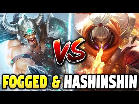 BATTLE OF THE ONE TRICKS | HASHINSHIN AND FOGGED SHOWDOWN TOP LANE - League of Legends