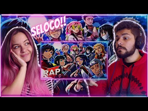 REACT | Rap dos Hashiras ( Demon Slayer: Kimetsu no Yaiba ) | WLO