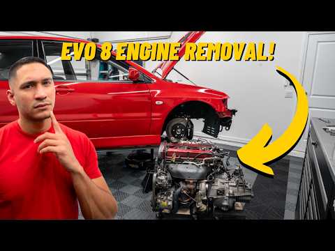 Building a 600HP Evo 8 From Scratch (Episode 1: Engine Removal)