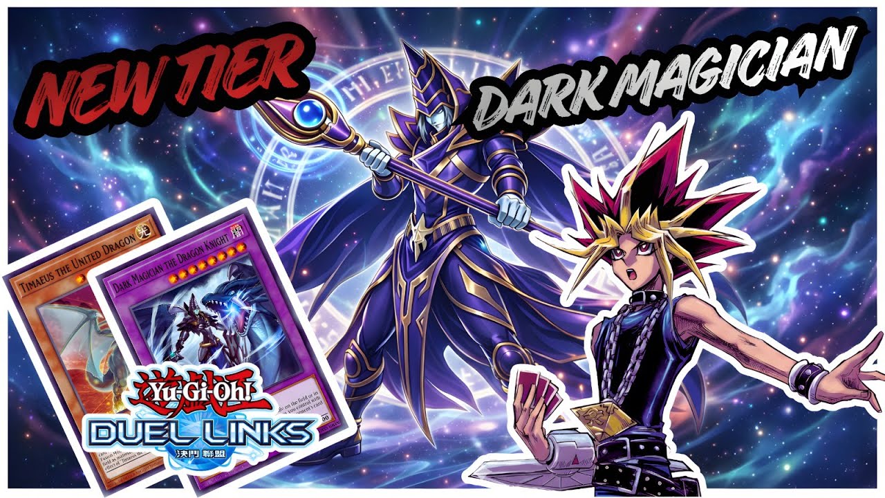 NEW TIER DARK MAGICIAN DECK DUEL LINKS | TIMAEUS & MASTER OF THE DARK & CHAOS SKILL RANKED DUEL