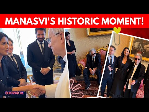 Manasvi Mamgai Breaks The Internet After Meeting Pope Leo XIV & Posing With Al Pacino I WATCH