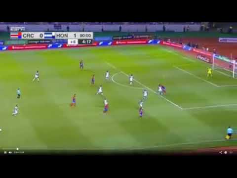 COSTA RICA VS HONDURAS GOL DE KENDALL WASTON NARRADO POR ESPN, REPRETEL Y TELETICA