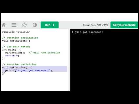 Lezione 20 - Dichiarazione e Definizione di Funzioni in Linguaggio C - CORSO PROGRAMMAZIONE C