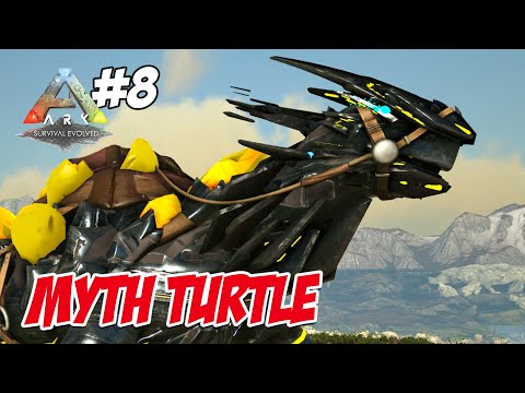 A HUGE TURTLE WITH BLOOD LIKE A RHINO! - Ark Foreworld Myth #8
