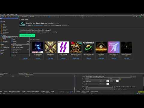 Video CuanHunter Robot Gold and crypto
