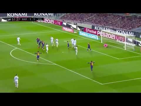 Araujo Goal vs Valence | 19/12/2020 FC Barcelone vs Valence