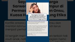 Kuasa Hukum Sayangkan Keluarga Sarwendah Ikut Campur Permasalahan Ruben Onsu, Singgung Soal Etika