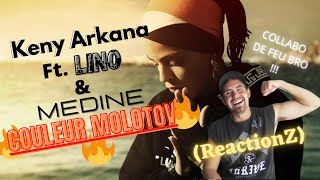 COLLABO DE FEU BRO !!! Keny Arkana ft. Lino, Médine - Couleur Molotov (ReactionZ)