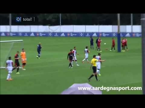 18/08/2015 - Amichevole, Amburgo-Cagliari 4-1 I GOL