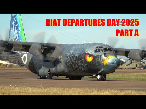 RIAT 2025 DEPARTURES PART A 4K (airshowvision)