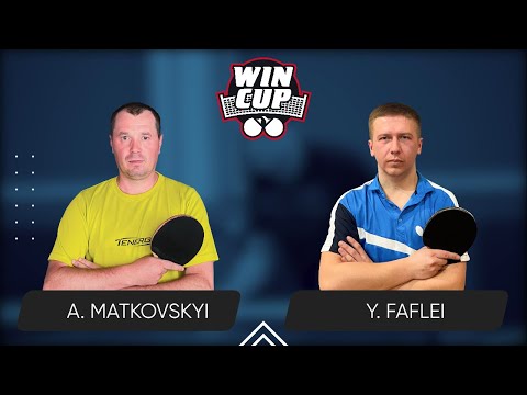 23:00 Andrii Matkovskyi - Yevhenii Faflei West 5 WIN CUP 02.02.2024 | TABLE TENNIS WINCUP