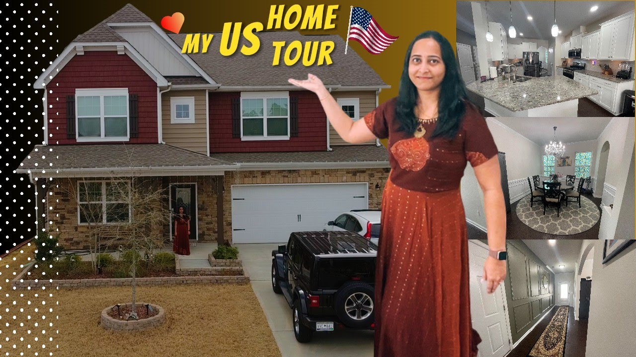 My Dream Home Tour | Tamil | Home Furniture Details | USA | Home Tour Part - 1 | Nivetha Vlogs