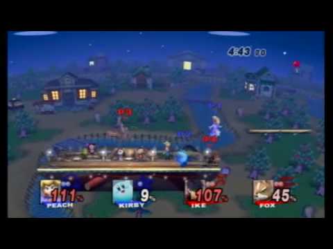 Ike and Fox (Ryko and Rookie) vs Kirby and Peach (Zro and Dark Pch) 2/5