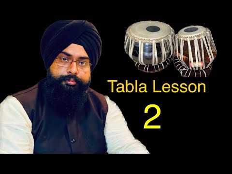 Tabla lesson 2 Tabla lesson for beginners in Hindi with English subtitles Rajvinder Singh