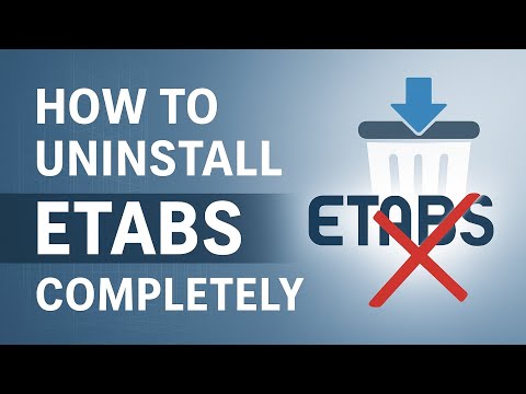 How to uninstall  Etabs from your PC #ytviral #Etab #design #uninstall #civileye #software