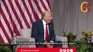 Trump Puso En Su Lugar A Una Periodista Que Lanza Pregunta Sugestiva Sobre El Voto N-gro